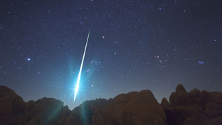 Did Someone Hitch A Ride On This Massive Fiery Meteor?
